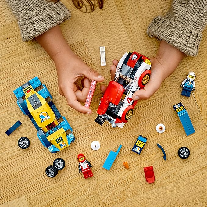 LEGO City Racing Cars 60256 Fun, Buildable Toy for Kids (190 Pieces)