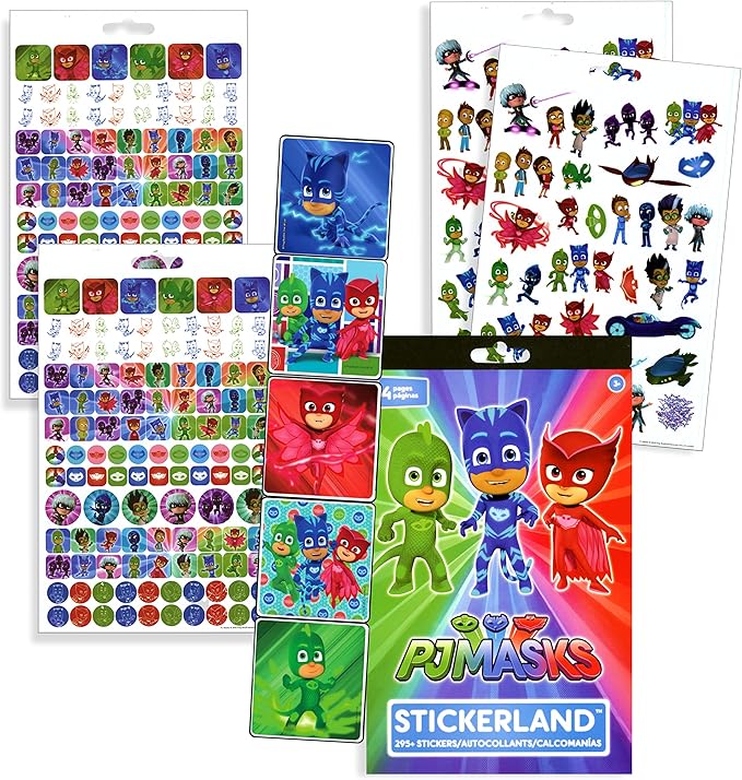 PJ Masks Coloring Book with Stickers Bundle
