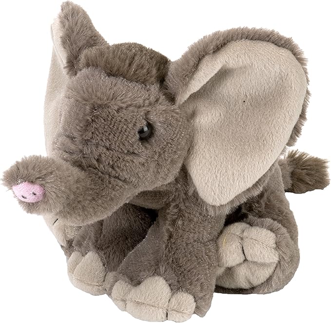 Wild Republic Elephant Plush, Stuffed Animal, Plush Toy, Kids Gifts, Zoo Plush, Cuddlekins, 8"