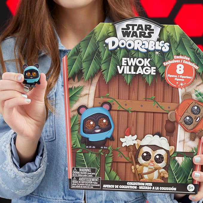 Star Wars™ Doorables Ewok Village Collection Peek, Collectible Figures, Kids Toys for Ages 5 Up by Just Play