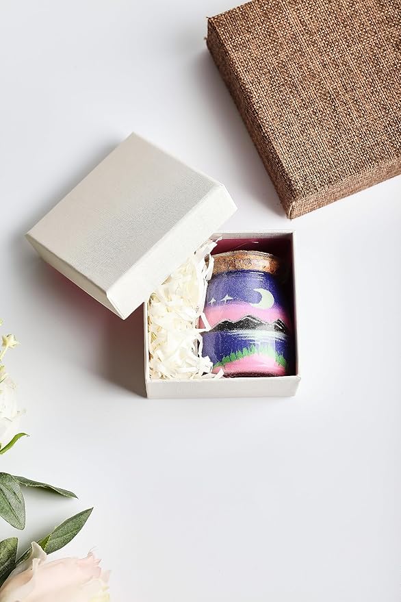 YUANLUGV Sand Art Bottles, Colored Sand with Luminous Sand Art Crafts Gift for Kids, Elegant and Exquisite Sand Art Craft Bottle，Gifts for Girls Boys Kids Women Birthday (E)