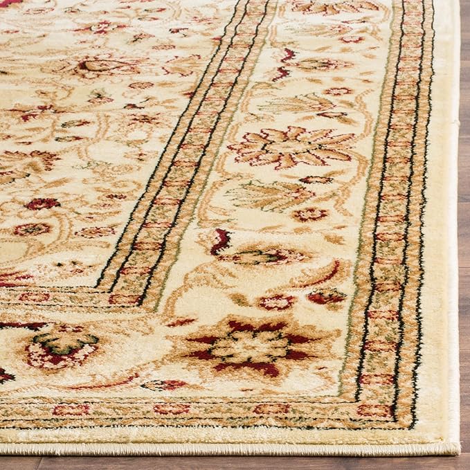 SAFAVIEH Lyndhurst Collection Runner Rug - 2'3" x 16', Ivory & Ivory, Traditional Oriental Design, Non-Shedding & Easy Care, Ideal for High Traffic Areas in Living Room, Bedroom (LNH212L)
