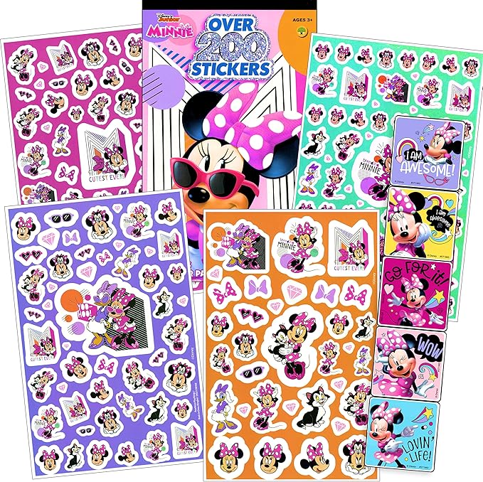 Disney Coloring Books for Kids with Sticker - Minnie Mouse