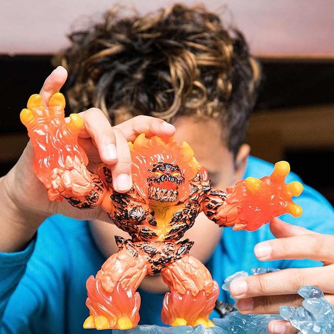 Schleich Eldrador Creatures Mythical Lava Monster - Firey Lava World Posable Lava Smasher Fantasy Action Figure with Posable Arms and Jaw, Highly Durable Toy for Boys and Girls, Gift for Kids Ages 7+