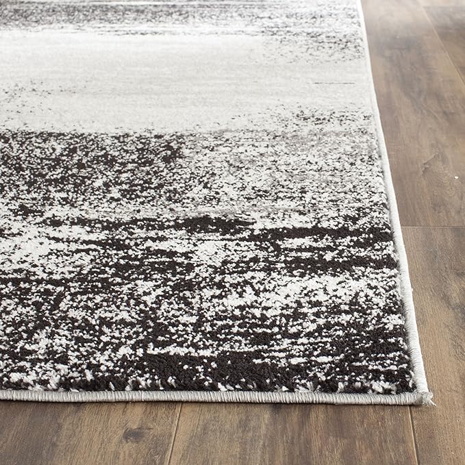 SAFAVIEH Adirondack Collection Runner Rug - 2'6" x 10', Silver & Multi, Modern Abstract Design, Non-Shedding & Easy Care, Ideal for High Traffic Areas in Living Room, Bedroom (ADR112G)