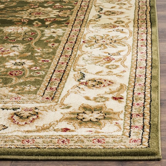 SAFAVIEH Lyndhurst Collection Runner Rug - 2'3" x 6', Sage & Ivory, Traditional Oriental Design, Non-Shedding & Easy Care, Ideal for High Traffic Areas in Living Room, Bedroom (LNH212C)