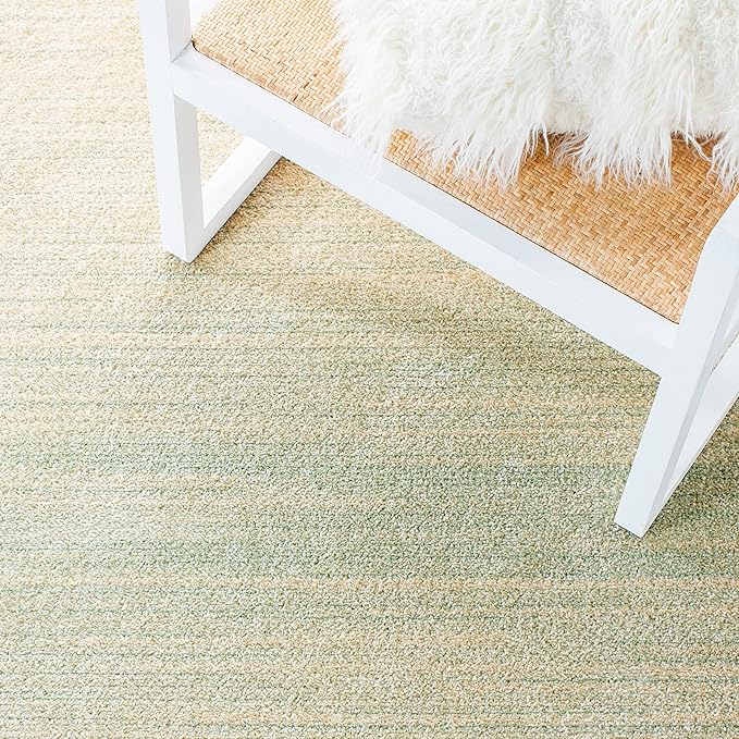 SAFAVIEH Adirondack Collection Runner Rug - 2'6" x 12', Green & Ivory, Modern Ombre Design, Non-Shedding & Easy Care, Ideal for High Traffic Areas in Living Room, Bedroom (ADR142Y)