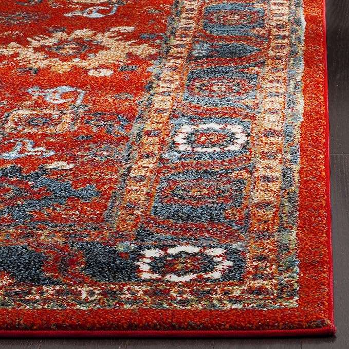 SAFAVIEH Vintage Hamadan Collection Runner Rug - 2'3" x 20', Taupe, Oriental Traditional Persian Design, Non-Shedding & Easy Care, Ideal for High Traffic Areas in Living Room, Bedroom (VTH214T)