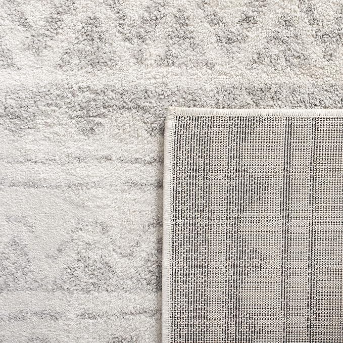 SAFAVIEH Adirondack Collection Accent Rug - 3' x 5', Ivory & Grey, Moroccan Boho Distressed Design, Non-Shedding & Easy Care, Ideal for High Traffic Areas in Entryway, Living Room, Bedroom (ADR119B)