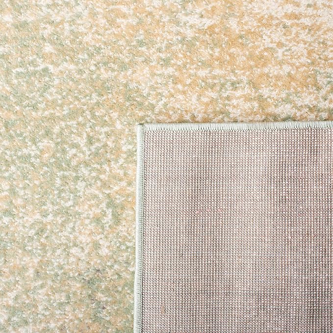 SAFAVIEH Adirondack Collection Runner Rug - 2'6" x 8', Ivory & Sage, Modern Abstract Design, Non-Shedding & Easy Care, Ideal for High Traffic Areas in Living Room, Bedroom (ADR112W)