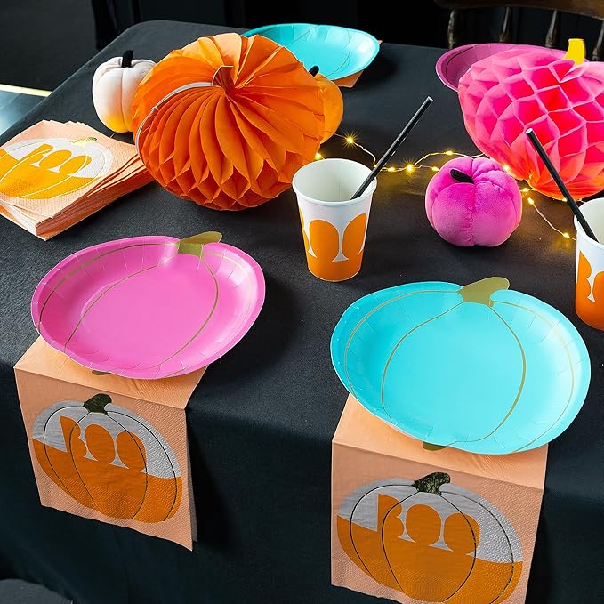 Talking Tables | Halloween Kids Crafts Kit DIY Paper Arts and Craft Activity Make Your Own Gift Bunting Hanging Party Decorations | No Scary Plastic Here | Product Reusable & Packaging Recyclable