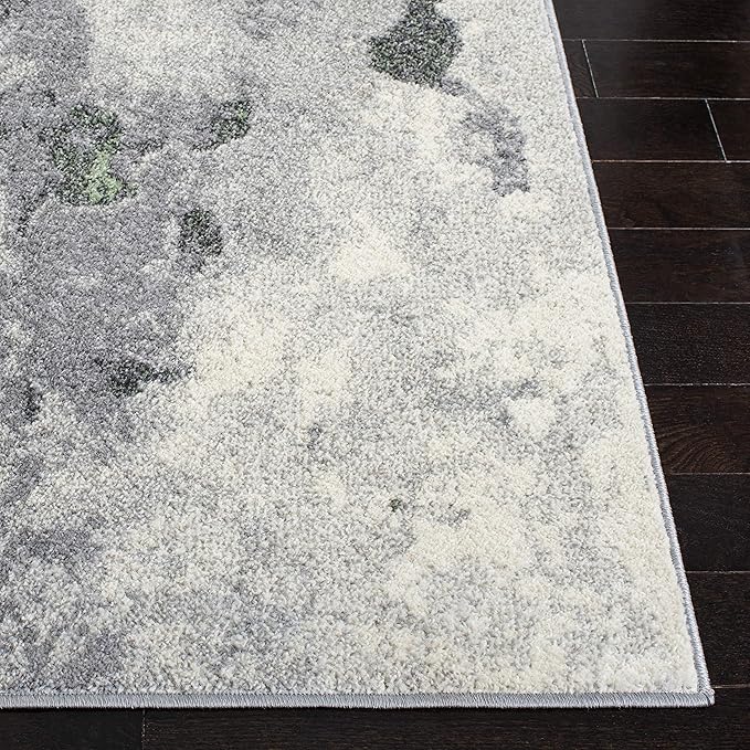 SAFAVIEH Adirondack Collection Accent Rug - 3' x 5', Green & Grey, Modern Abstract Design, Non-Shedding & Easy Care, Ideal for High Traffic Areas in Entryway, Living Room, Bedroom (ADR134F)