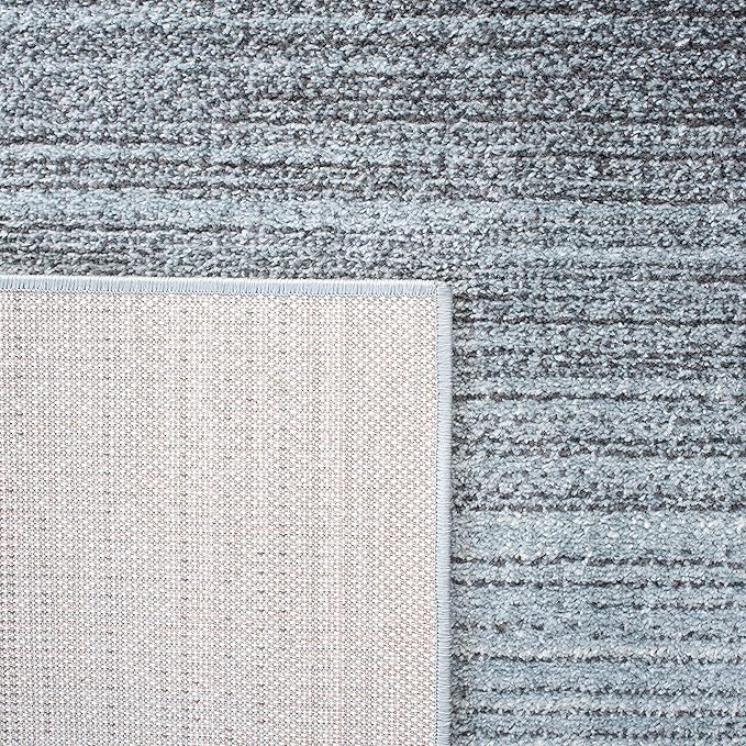 SAFAVIEH Adirondack Collection Runner Rug - 2'6" x 8', Grey & Light Grey, Modern Ombre Design, Non-Shedding & Easy Care, Ideal for High Traffic Areas in Living Room, Bedroom (ADR142G)