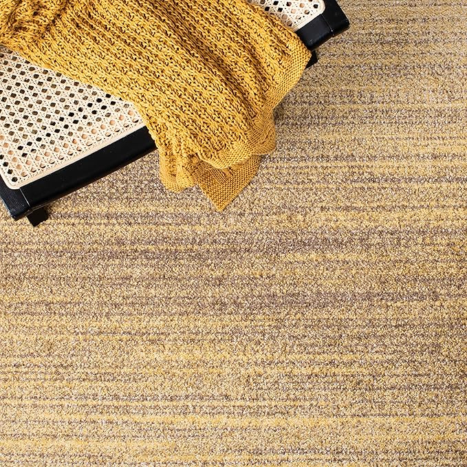 SAFAVIEH Adirondack Collection Runner Rug - 2'6" x 12', Gold & Ivory, Modern Ombre Design, Non-Shedding & Easy Care, Ideal for High Traffic Areas in Living Room, Bedroom (ADR142D)