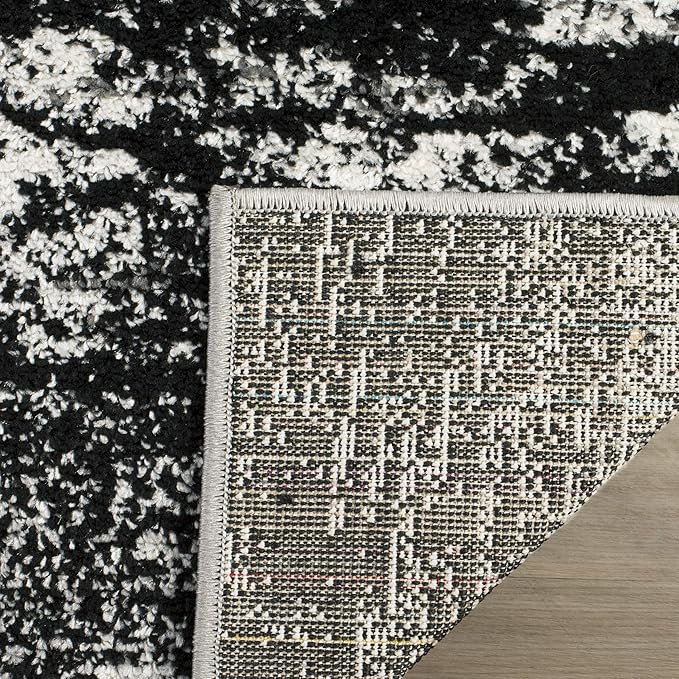 SAFAVIEH Adirondack Collection Runner Rug - 2'6" x 14', Silver & Multi, Modern Abstract Design, Non-Shedding & Easy Care, Ideal for High Traffic Areas in Living Room, Bedroom (ADR112G)