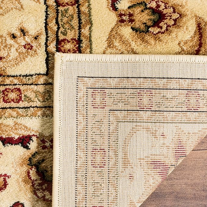 SAFAVIEH Lyndhurst Collection Runner Rug - 2'3" x 12', Ivory & Ivory, Traditional Oriental Design, Non-Shedding & Easy Care, Ideal for High Traffic Areas in Living Room, Bedroom (LNH212L)