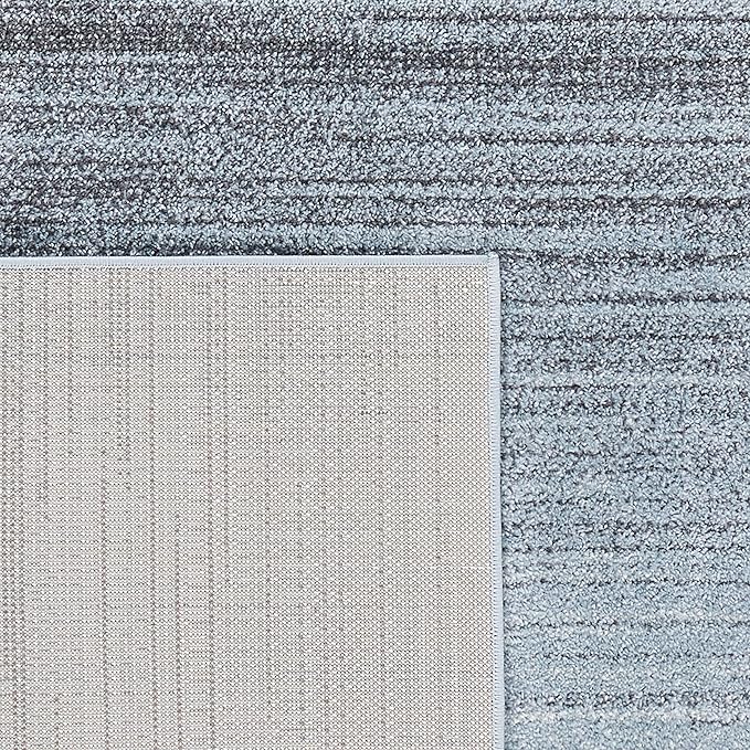 SAFAVIEH Adirondack Collection Runner Rug - 2'6" x 12', Grey & Light Grey, Modern Ombre Design, Non-Shedding & Easy Care, Ideal for High Traffic Areas in Living Room, Bedroom (ADR142G)