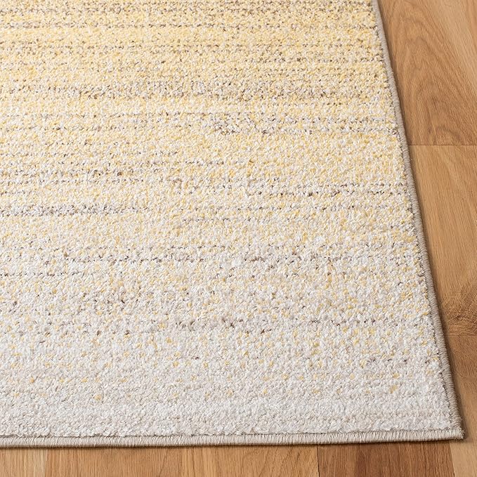 SAFAVIEH Adirondack Collection Accent Rug - 2'6" x 4', Gold & Ivory, Modern Ombre Design, Non-Shedding & Easy Care, Ideal for High Traffic Areas in Entryway, Living Room, Bedroom (ADR142D)