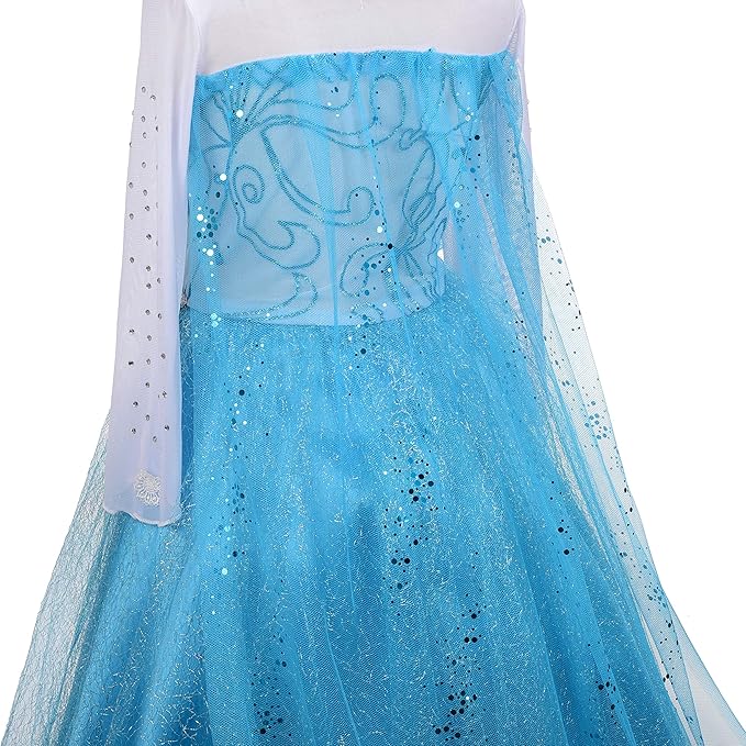 Dressy Daisy Toddler Little Girls' Ice Princess Dress Costume Birthday Halloween Christmas Fancy Party Dresses