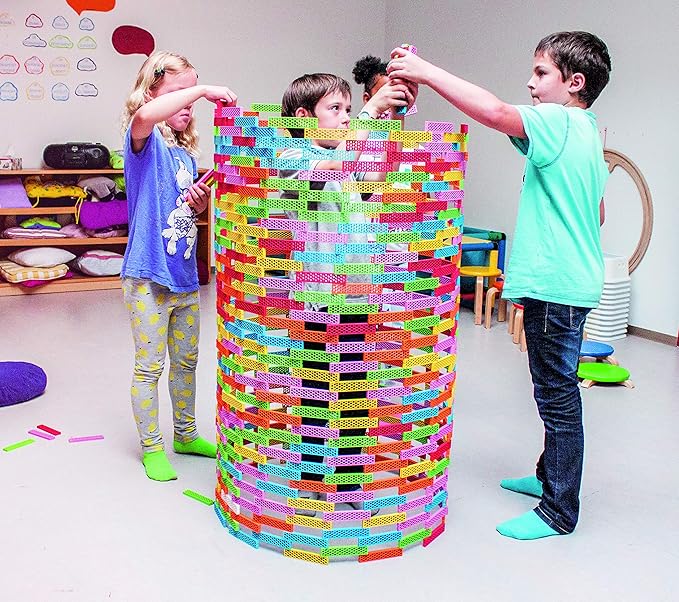 Tegu 340 Piece Perfect Blocks Building Set, Multicolor (Amazon Exclusive)