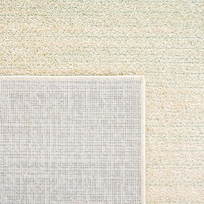 SAFAVIEH Adirondack Collection Accent Rug - 4' x 6', Green & Ivory, Modern Ombre Design, Non-Shedding & Easy Care, Ideal for High Traffic Areas in Entryway, Living Room, Bedroom (ADR142Y)