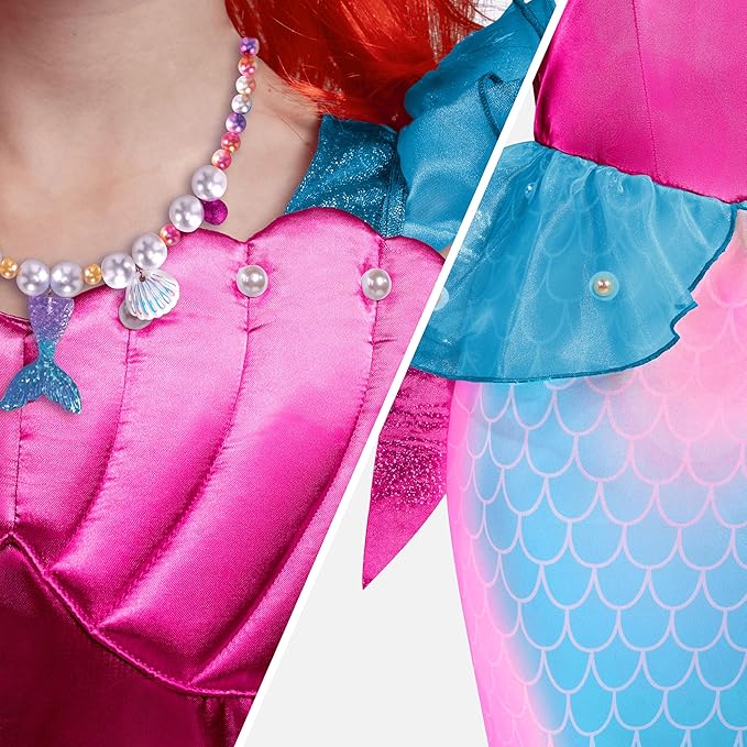 Spooktacular Creations Halloween Mermaid Costume for Girls, Little Mermaid Dress, Princess Dress Up for Girls 4-6 for DressUp
