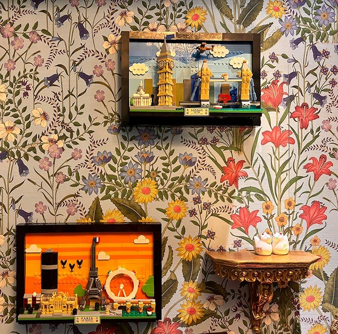 TUTU&LELE Postcard Paris, 3D Wall Art Craft Kit, Wall Art Architecture Skyline Model Kit, Office Home Décor, Architecture Building Blocks for Adults and Kids (598Pieces)