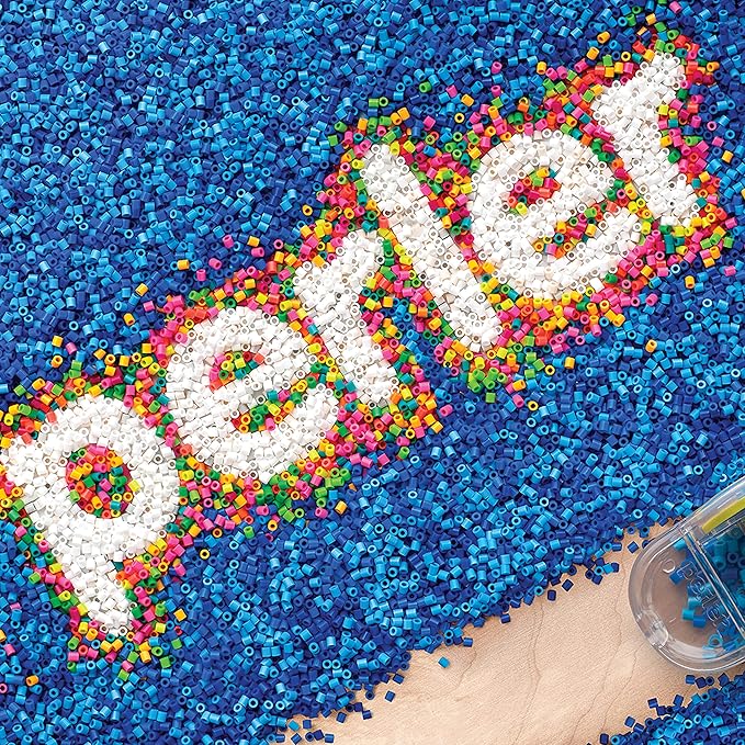 Perler Beads Assorted Multicolor Fuse Beads for Kids Crafts, 11000 pcs