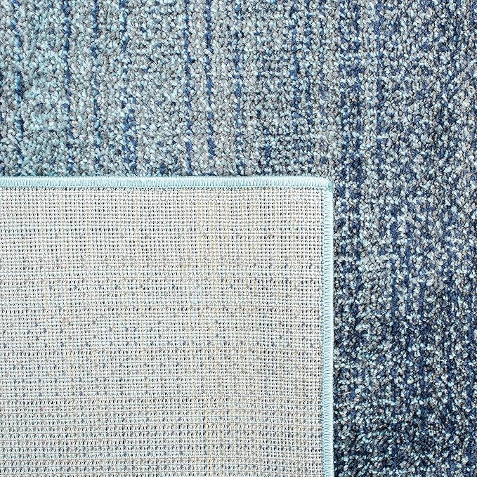 SAFAVIEH Adirondack Collection Runner Rug - 2'6" x 8', Purple & Grey, Modern Ombre Design, Non-Shedding & Easy Care, Ideal for High Traffic Areas in Living Room, Bedroom (ADR142V)
