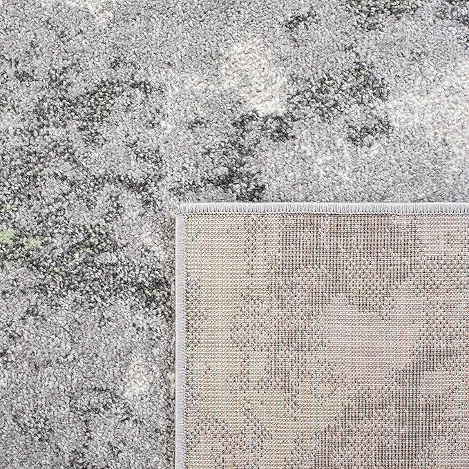 SAFAVIEH Adirondack Collection Accent Rug - 3' x 5', Green & Grey, Modern Abstract Design, Non-Shedding & Easy Care, Ideal for High Traffic Areas in Entryway, Living Room, Bedroom (ADR134F)