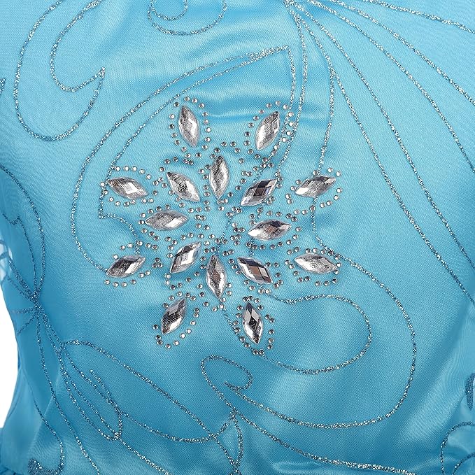 Dressy Daisy Toddler Little Girls' Ice Princess Dress Costume Birthday Halloween Christmas Fancy Party Dresses